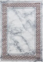 Modern laagpolig vloerkleed Naxos - brons 3818 - 240x340 cm