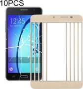 10 PCS Front Screen Outer Glass Lens voor Samsung Galaxy On5 / G550 (goud)