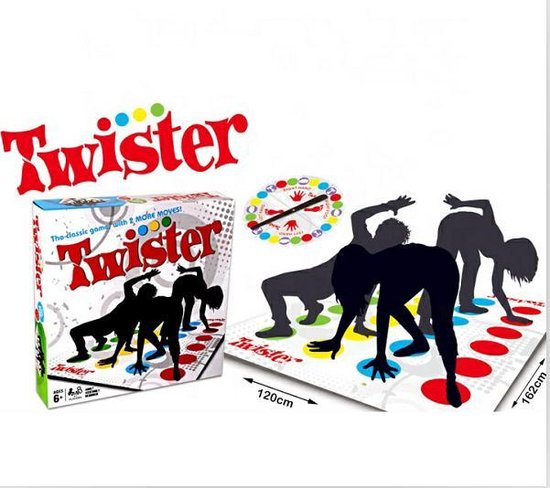 bol.com | Twister Spel - Behendigheidsspel voor Kinderen en Volwassenen -  2-4 personen -...