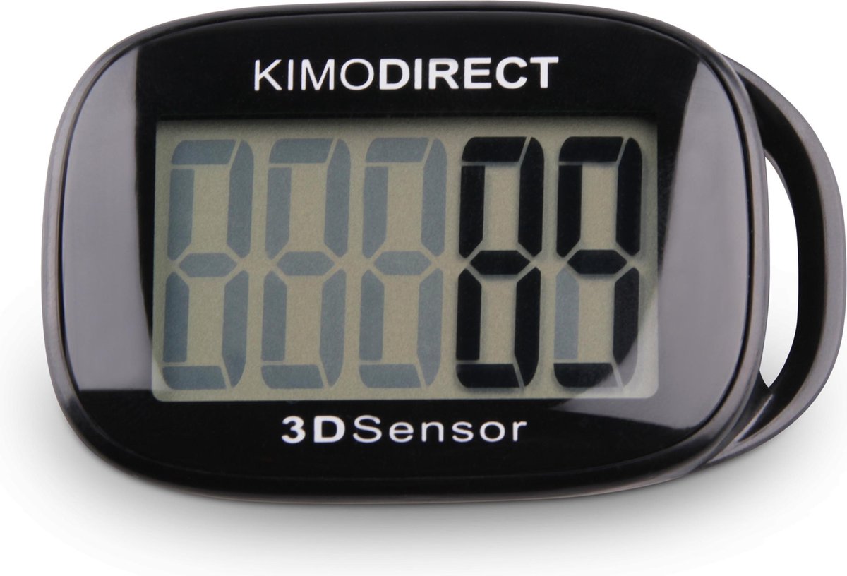 Podomètre KIMO DIRECT avec clip et lanière - Comptage de pas - Tracker  d'activité 