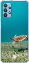 6F hoesje - geschikt voor Samsung Galaxy A32 4G -  Transparant TPU Case - Turtle #ffffff