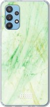 6F hoesje - geschikt voor Samsung Galaxy A32 4G -  Transparant TPU Case - Pistachio Marble #ffffff
