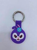 DADK Airtag-sleutelhanger | Airtag hanger | Airtag hoesje Siliconen| Design 8| Airtag case |Perfecte pasvorm voor jouw Apple Airtag | Eenvoudig vast te maken aan sleutels, tas of r