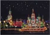 Scratch painting- Red Quare Moskow- 405x285 mm- krastekening rode plein in Moskow