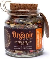 Organic Goodness Mandarijn & Laurierblad Smudge Wierookkruiden (80 gram)