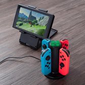 WiseGoods Premium Nintendo Switch Remote Charging Dock - Oplaadstation - Controllers Docking Station - Joycon 4 Stuks Oplader
