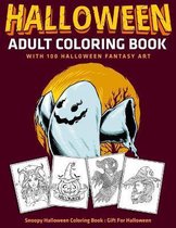 Halloween Adult Coloring Book with 100 Halloween Fantasy Art