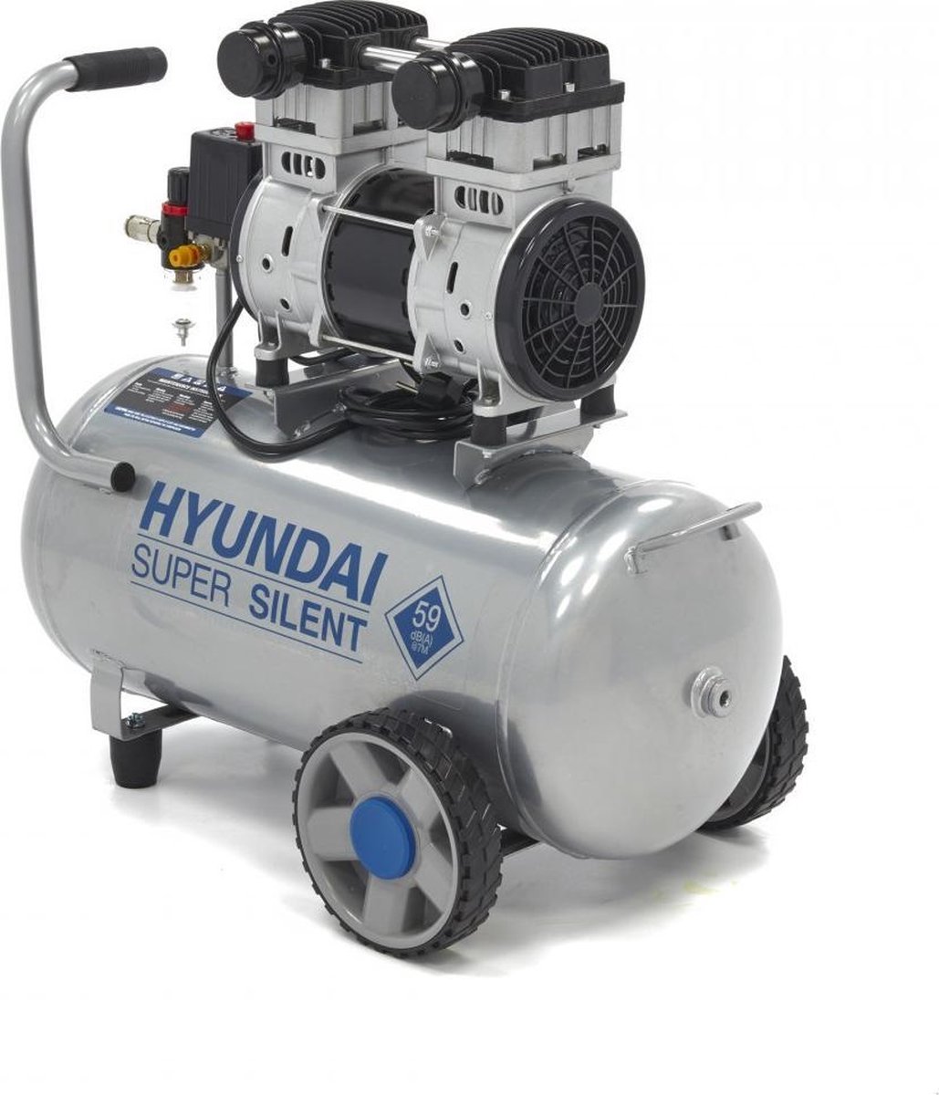 Hyundai 50 Liter professioneller Low-Noise-Kompressor
