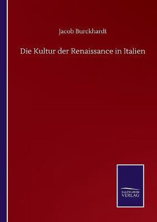 Die Kultur der Renaissance in Italien - cover