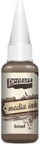 Pentart media ink 20 ml brown