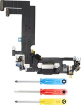 Connecteur Dock MMOBIEL pour iPhone 12 Mini - 5,4 pouces Zwart Incl. 3x Tournevis