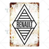 Retro Muur Decoratie uit Metaal Vintage Renault Signs 13