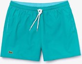 Lacoste Zwembroek Heren - Lacoste Swimshort - Petrol Blue - Maat S