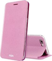 MOFI voor OPPO R11 Plus Frosted Texture Horizontale Flip Leren Case met Houder (Roze)