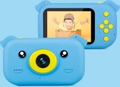 2,4-inch scherm 1080P High-definition breukvast Ultradunne kindercamera HD Foto en video, stijl: 16 GB (hemelsblauw)