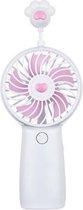 Cartoon Handheld Fan Lichtgevende USB Desktop Fan (White Bear Palm)