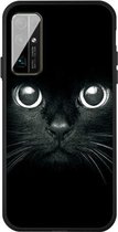 Voor Huawei Honor 30 Pattern Printing Embossment TPU Mobile Case (Whiskered cat)