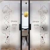 Cartoon Dier Venster Matte Badkamer Transparant Ondoorzichtig Badkamer Deur Cellofaan Film Antislip Stickers, Maat: 80x120 cm (LoveB)