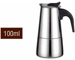 Roestvrijstalen Moka Koffiezetapparaat Potfilter (100 ml)