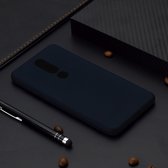 Voor Nokia 6.1 Plus Candy Color TPU Case (zwart)