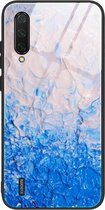 Voor Geschikt voor Xiaomi Mi CC9 / A3 Lite Marble Pattern Glass beschermhoes (DL07)