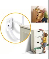 2 x kantelbeveiliging - multifunctionele meubelgordel - meubelanker - kinderveiligheid -  dierenveiligheid - babyveiligheid - becherming-  NLStuff4u
