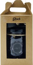 Soap & Gifts Mini Zeepgiftset Black Dames Zwart 2-delig