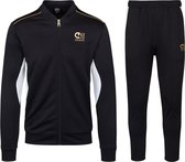 Cruyff Miquel Trainingspak  Trainingspak - Maat M  - Mannen - zwart/wit/goud