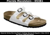 Birkenstock  Florida Parelmoer Wit Narrow Maat 35