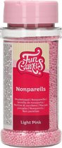 FunCakes Suikerdecoratie - Musketzaad - Licht Roze - 80g - Eetbare Taartdecoratie