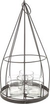 Countryfield Windlicht glas 22x22x42cm