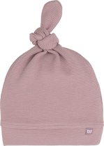 Baby's Only Knoopmutsje Pure - Oud Roze - 0-3 mnd - 100% ecologisch katoen - GOTS