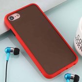 Voor iPhone 6 Skin Hand Feeling Series Anti-fall Frosted PC + TPU Case (Red)