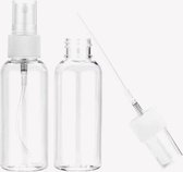 Sprayflacon - 2 stuks - 100 ml - recyclebaar, te gebruiken voor desinfecteermiddel