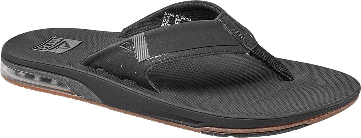 Reef Fanning Low Heren Slippers - Black - Maat 42 | bol.com