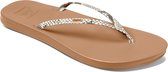 Reef Slippers - Maat 37.5 - Vrouwen - wit/olijfgroen/licht bruin