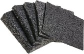 HN® Tegeldrager 9x9x0.8cm set van 100 stuks - Rubberen terrastegel voor houtbescherming - Tegel voor dakterras en bouwbescherming - Hittebestendige en waterbestendige tuintegel