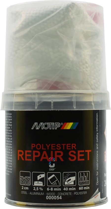 Kit de réparation Motip Polyester - 250 g | bol