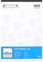 bloc-notes de bureau essentiels - 100 feuilles - Avec lignes format A4 - Feuilles détachables