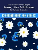 Flowers Coloring Book For Adults