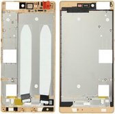 Huawei P8 Frontbehuizing LCD Frame Bezelplaat (goud)