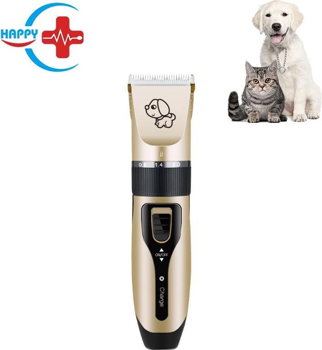 Professionele Dierentondeuse Scheerapparaat voor Honden en Katten