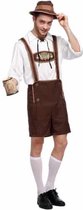 Halloween Kostuum Heren Bier Kostuum Oktoberfest Suits Engeland Stijl Stage Performance Cosplay Kleding, Maat: XXL, Buste: 126 cm, Taille: 106 cm, Kleding Lengte: 73 cm, Lange Broek: 52 cm-Ge