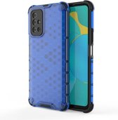 Voor Huawei Nova 7 Pro schokbestendige honingraat pc + TPU-hoes (blauw)