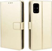 Voor Samsung Galaxy M51 Retro Crazy Horse Texture Horizontale Flip Leren Case met Houder & Kaartsleuven & Fotolijst (Goud)