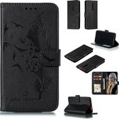 Feather Pattern Litchi Texture Horizontale Flip Leren Case met Portemonnee & Houder & Kaartsleuven Voor Xiaomi Redmi K20 (Zwart)