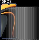 Voor Xiaomi Poco C3 10 STUKS 0.26mm 9 H 2.5D Gehard Glas Film