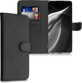 kwmobile telefoonhoesje geschikt voor Samsung Galaxy A52 / A52 5G / A52s 5G - Hoesje met pasjeshouder in zwart - Wallet case