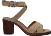 Shabbies 163020096 Sandalen - Dames - Camel - Maat 41