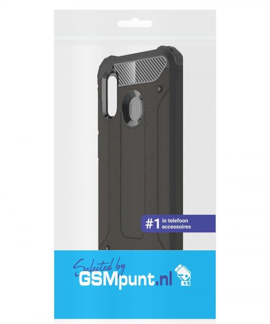 Coque Samsung Galaxy A20E Shock Proof Hybrid Backcover Noir